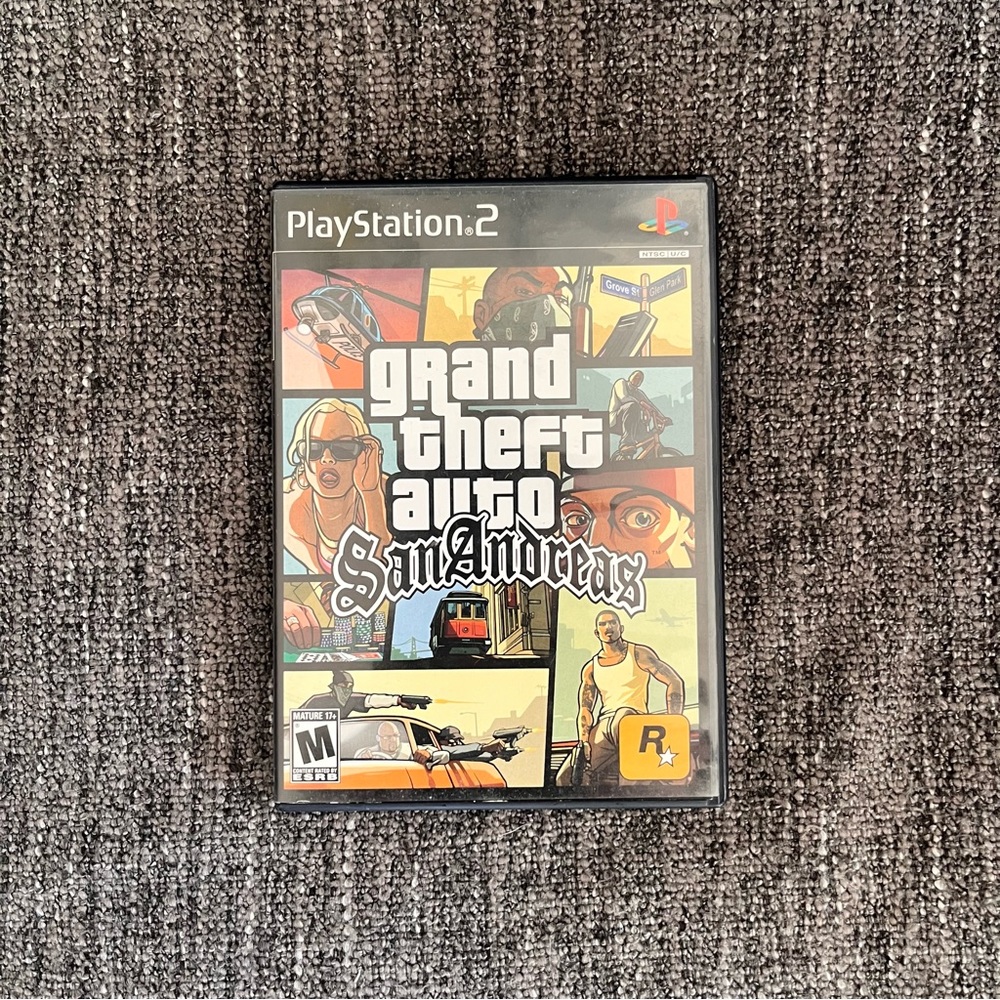 Grand Theft Auto San Andreas Sony Playstation 2‎ Game